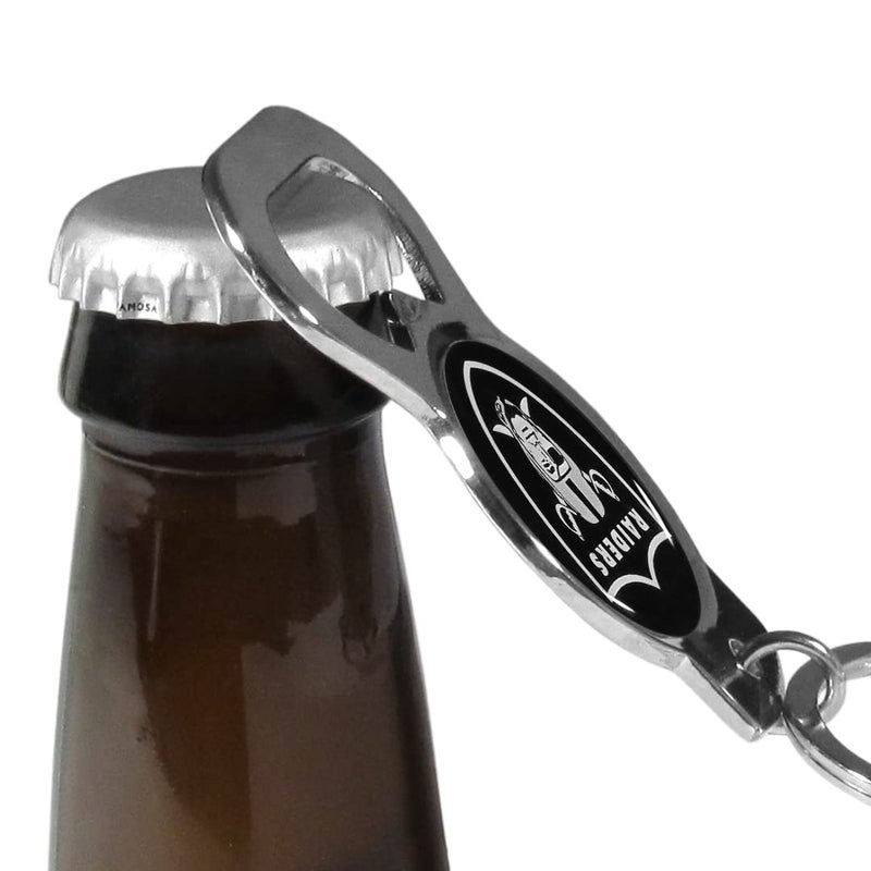 Siskiyou NFL Siskiyou Sports Fan Shop Las Vegas Raiders Bottle Opener Key Chain One Size Team Color - Image 3